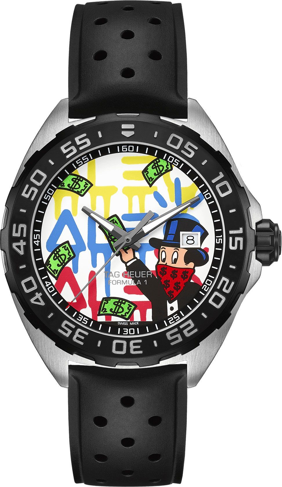 TAG Heuer Formula 1 Alec Monopoly Multicolor Dial 41 mm Quartz Watch For Men - 1
