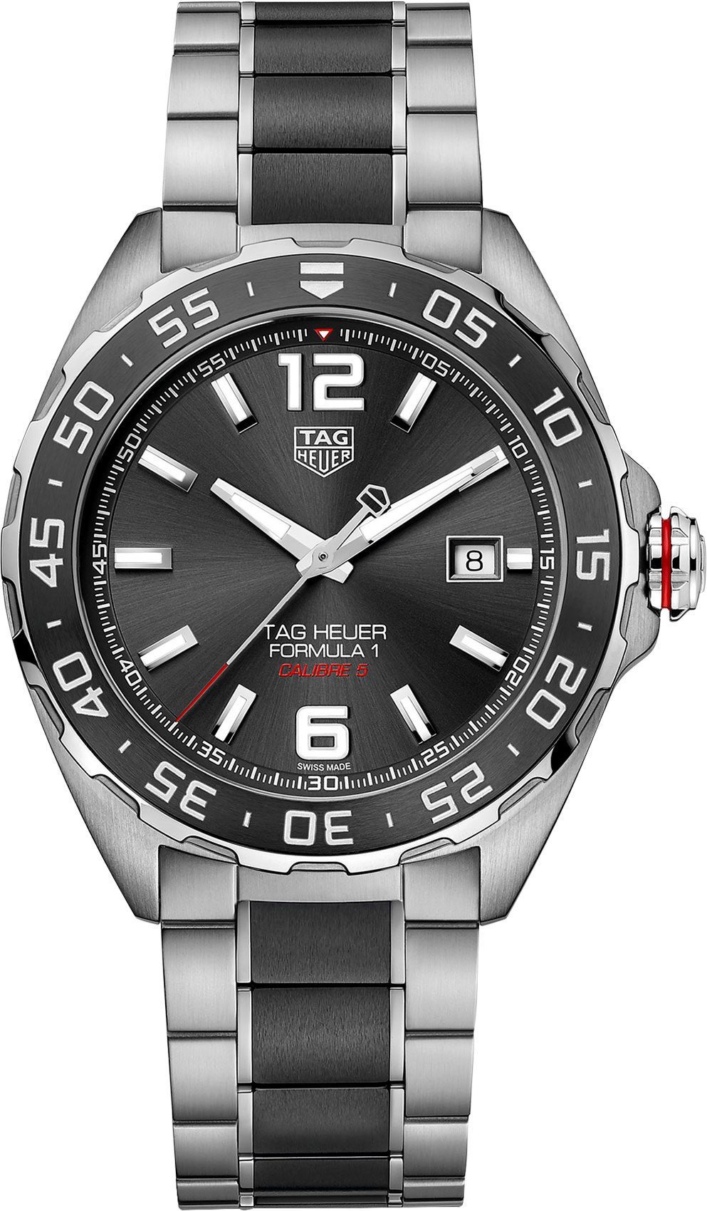 TAG Heuer Formula 1  Grey Dial 43 mm Automatic Watch For Men - 1