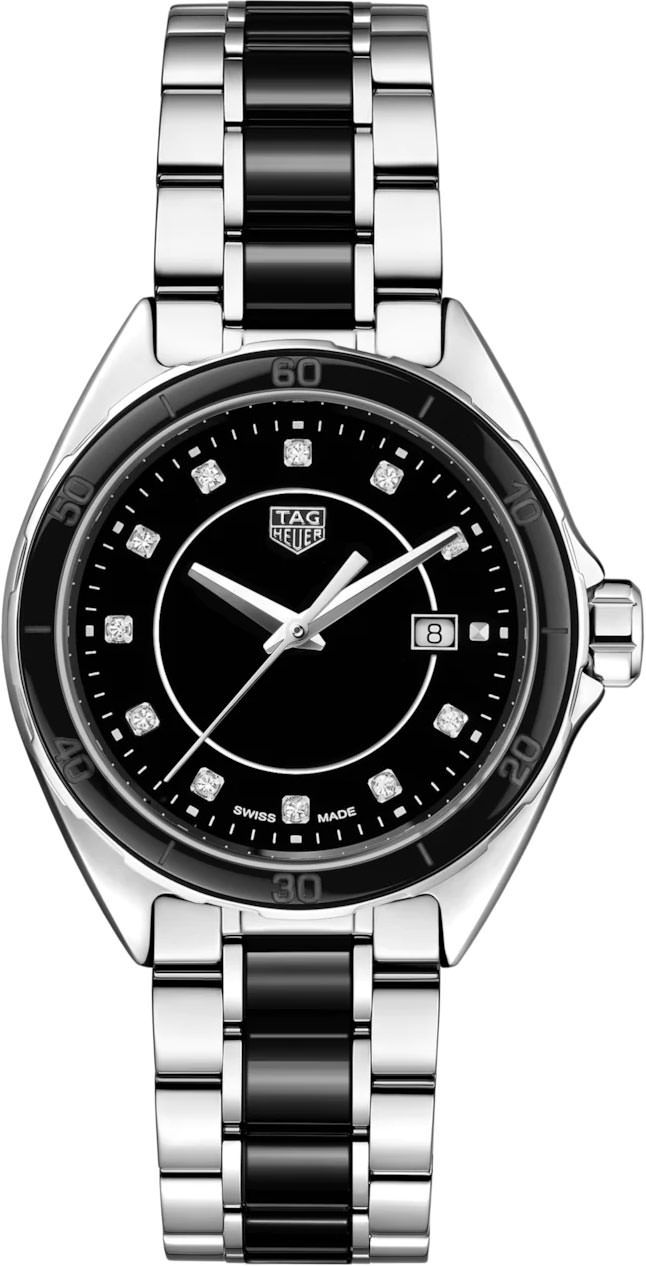 TAG Heuer Formula Quartz Women Watches in Round case Black Dial
