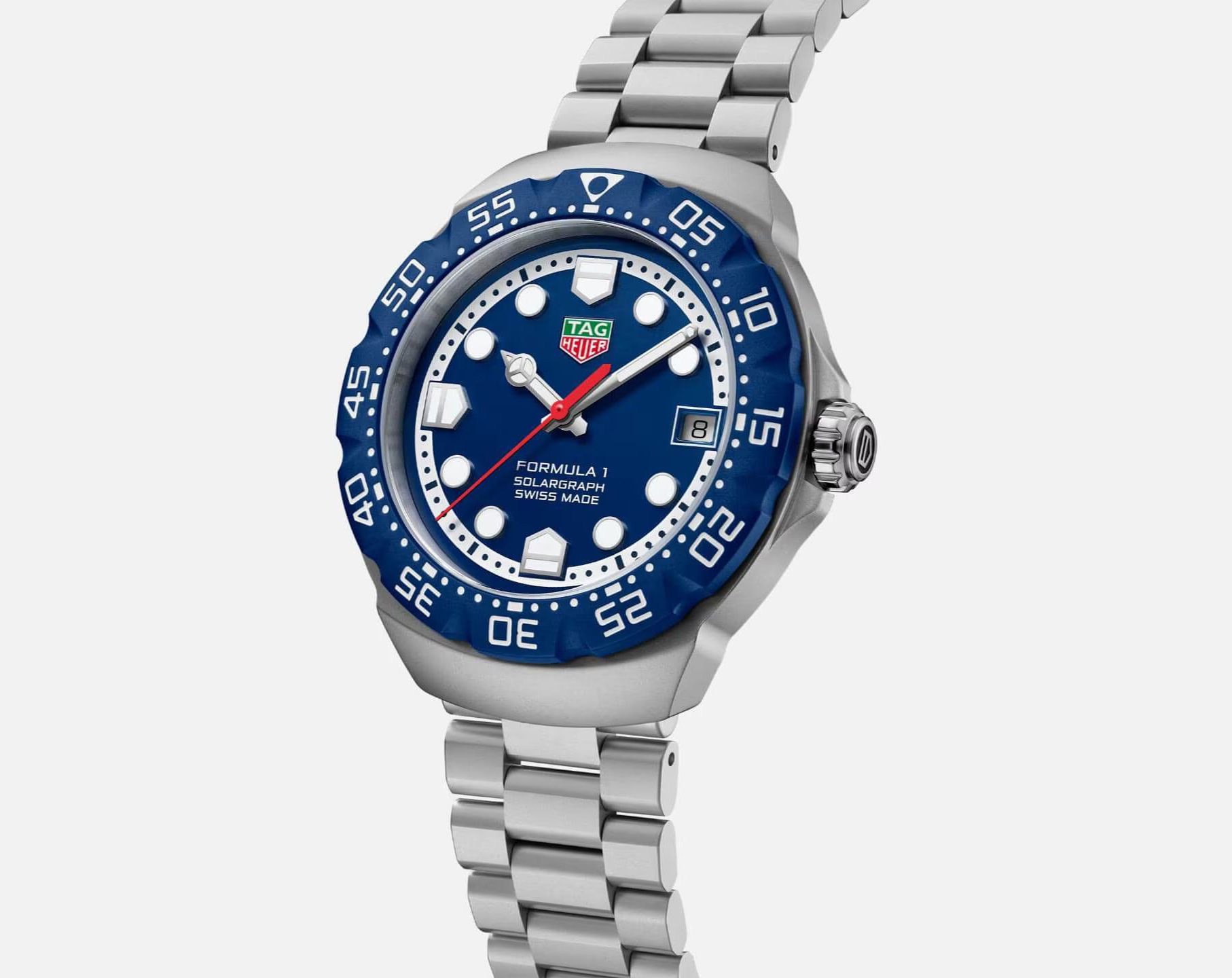 blue dial tag heuer formula series