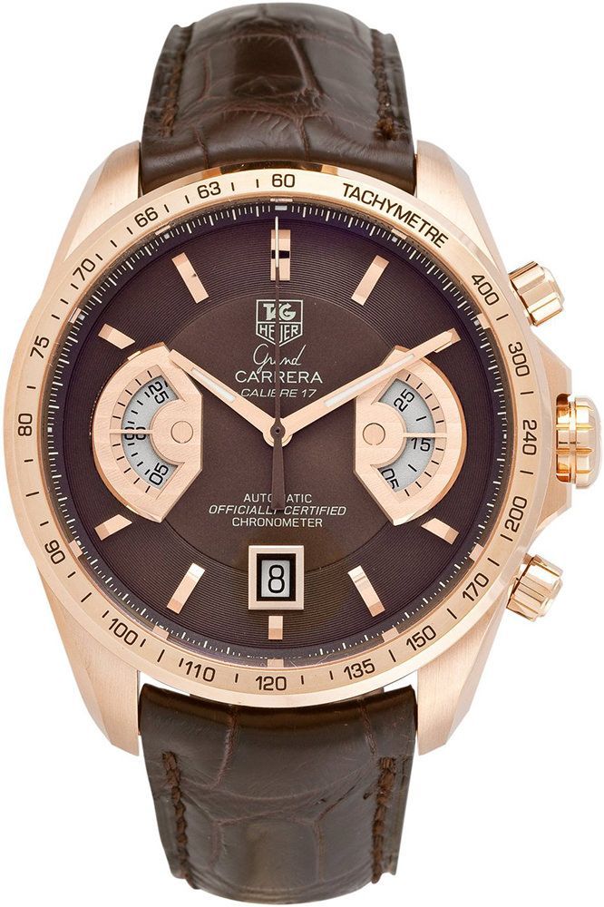 TAG Heuer Grand Carrera Calibre 17 RS Brown Dial 43 mm Automatic Watch For Men - 1