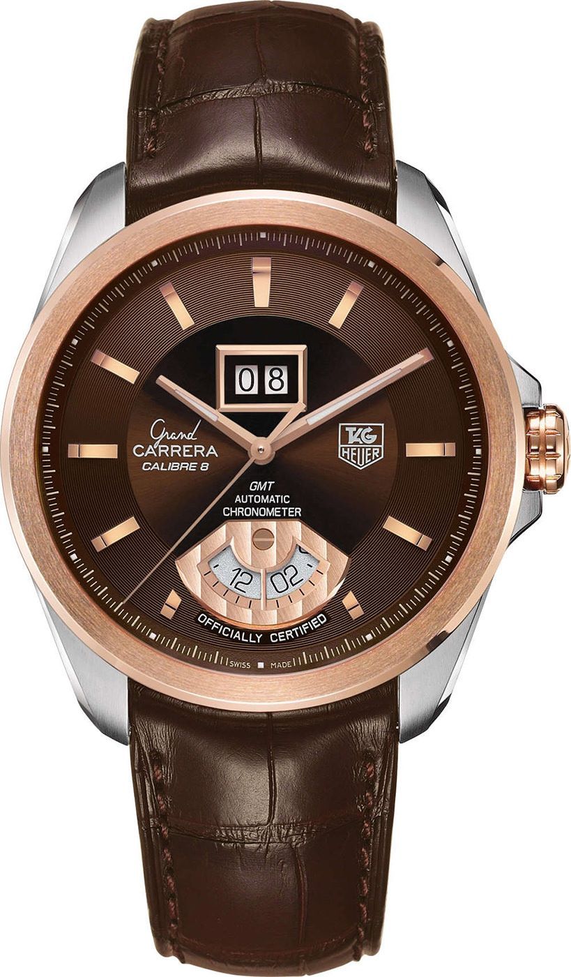 TAG Heuer Calibre 8 RS 42.5 mm Watch in Brown Dial For Men - 1