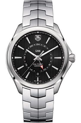 TAG Heuer Link  Black Dial 42 mm Automatic Watch For Men - 1
