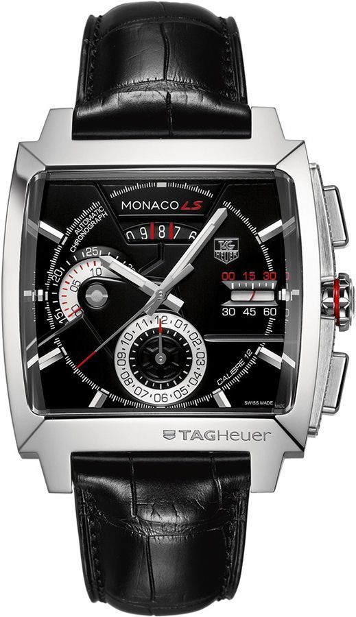 TAG Heuer Monaco Calibre 12 Black Dial 40.5 mm Automatic Watch For Men - 1