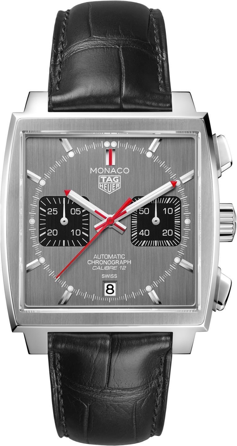 TAG Heuer Monaco  Grey Dial 39 mm Automatic Watch For Men - 1