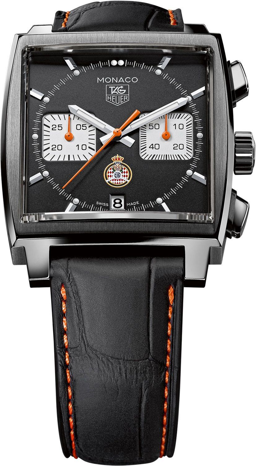 TAG Heuer Monaco Calibre 12 Black Dial 38 mm Automatic Watch For Men - 1