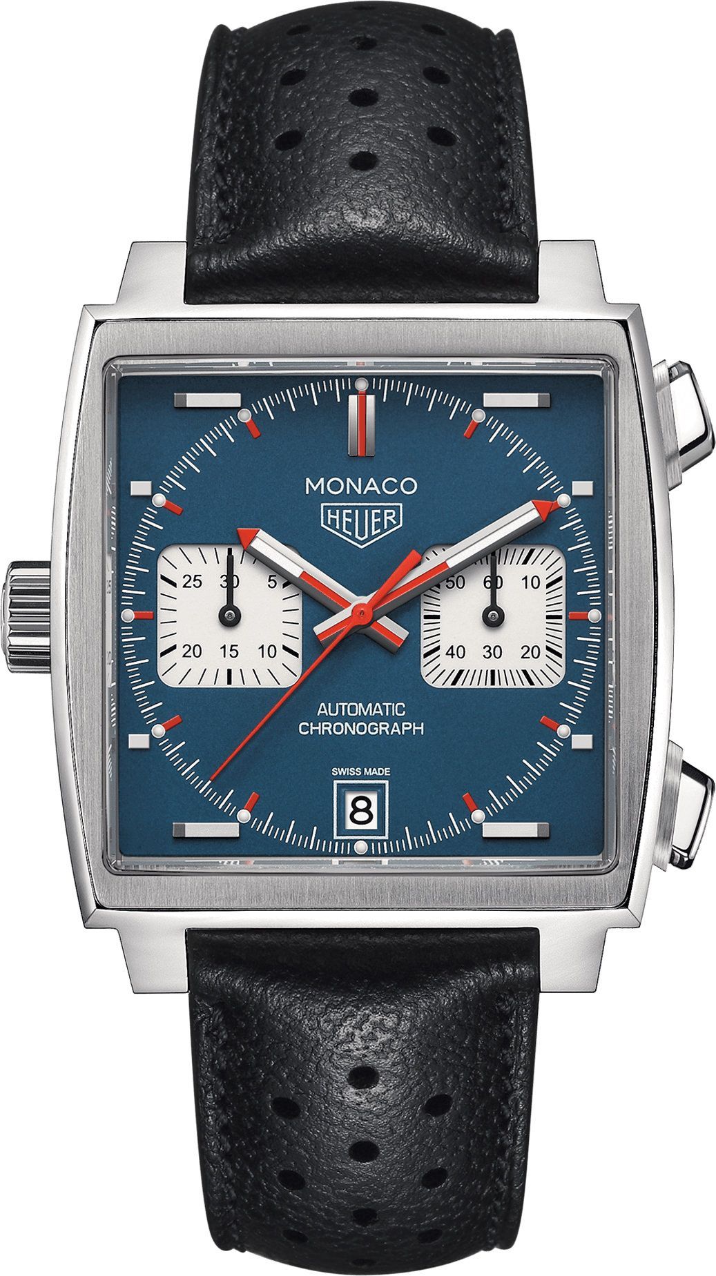 TAG Heuer Monaco Calibre 11 Blue Dial 39 mm Automatic Watch For Men - 1