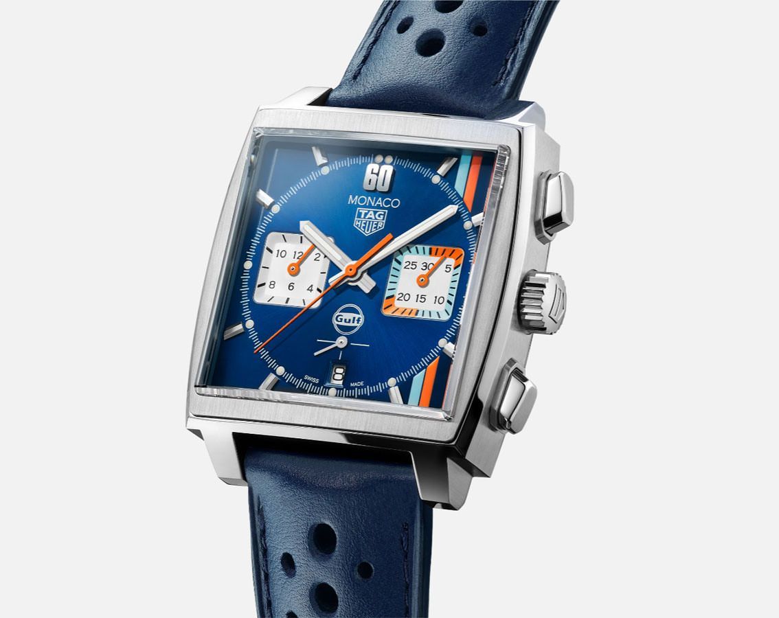TAG Heuer Monaco  Blue Dial 39 mm Automatic Watch For Men - 2