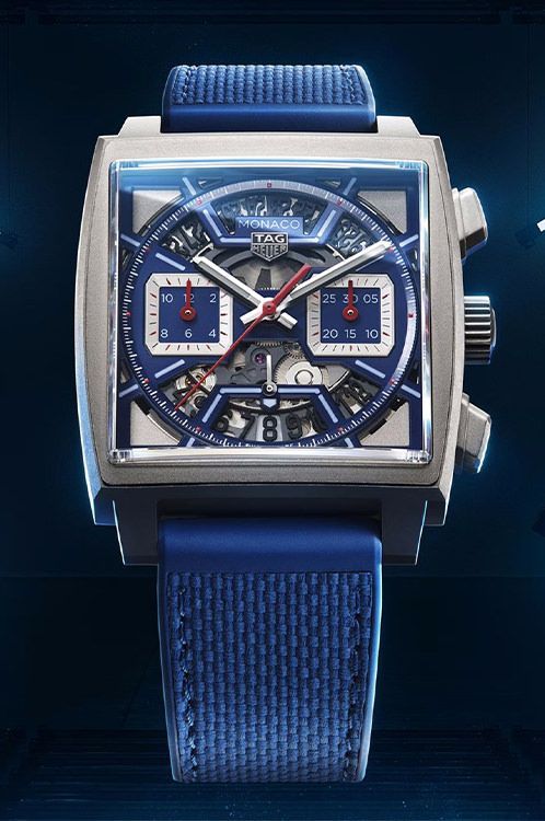 TAG Heuer Monaco Turquoise 39 mm Watch CBL2184.FT6236 - Lepage
