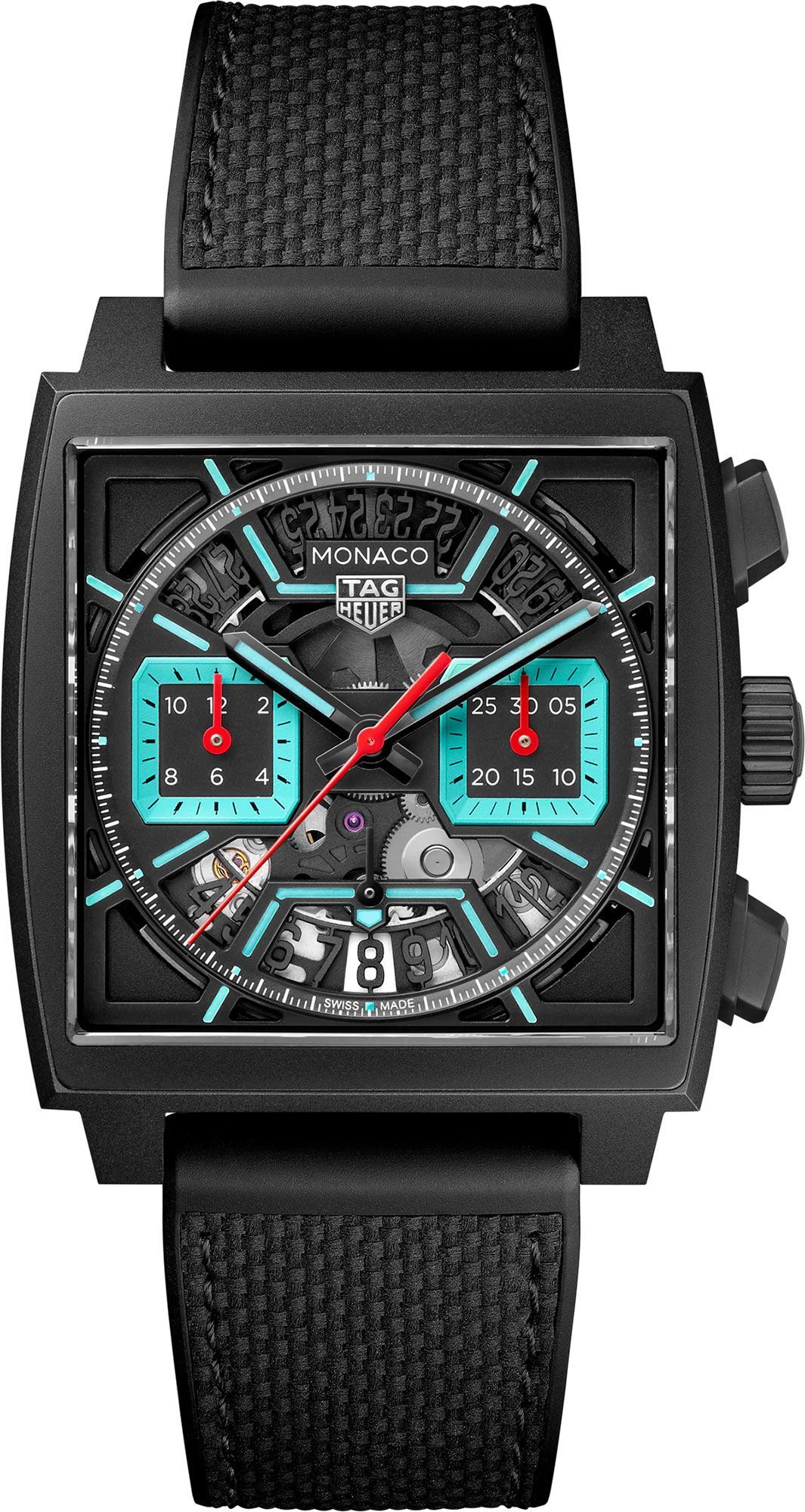 TAG Heuer Monaco 39 mm Watch in Skeleton Dial