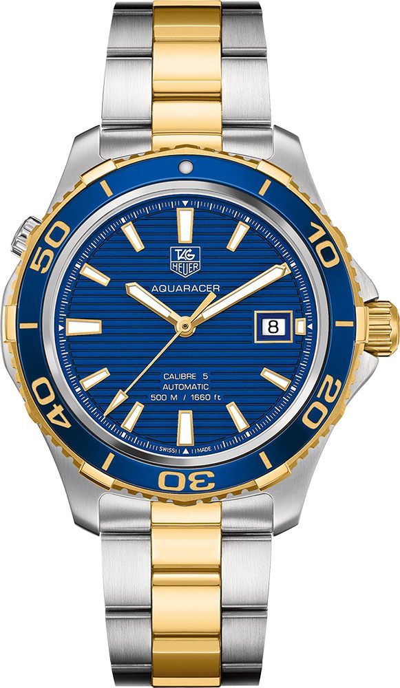 TAG Heuer  41 mm Watch in Blue Dial For Men - 1