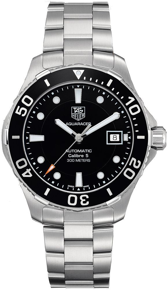 TAG Heuer Calibre 5 41 mm Watch in Black Dial For Men - 1