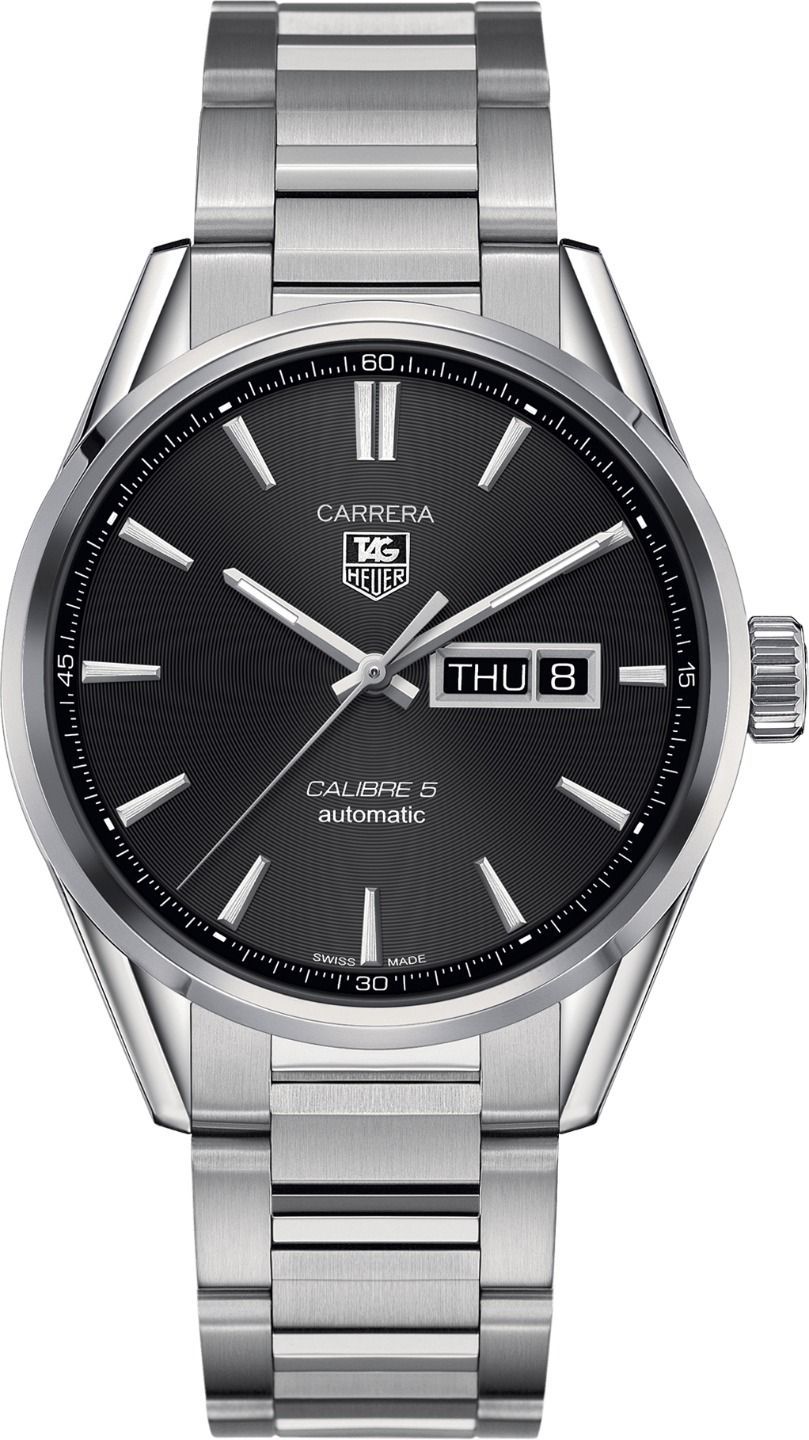 TAG Heuer Carrera Calibre 5 Black Dial 41 mm Automatic Watch For Men - 1