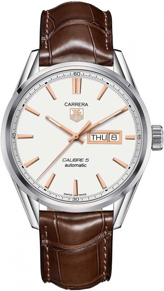 TAG Heuer Carrera Calibre 5 White Dial 41 mm Automatic Watch For Men - 1