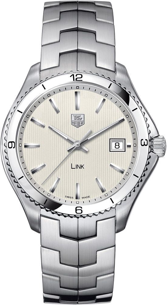 TAG Heuer Link  Silver Dial 40 mm Quartz Watch For Men - 1