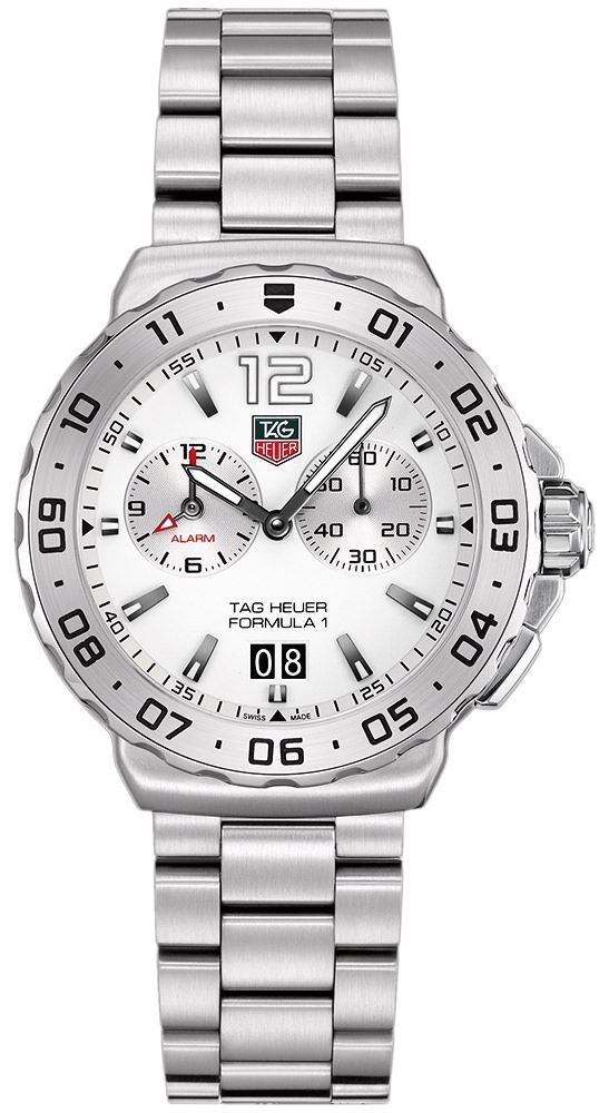 TAG Heuer Formula 1 Grande Date White Dial 42 mm Quartz Watch For Men - 1
