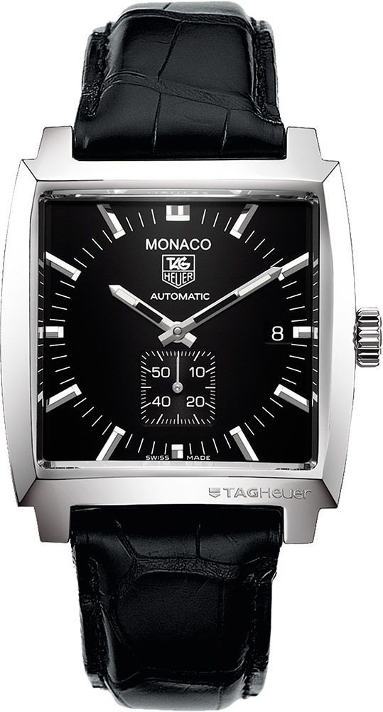 TAG Heuer Monaco  Black Dial 37 mm Automatic Watch For Men - 1