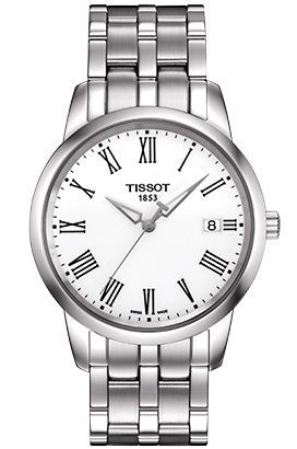 Tissot T-Classic Classic Dream White Dial 38 mm Quartz Watch For Men - 1
