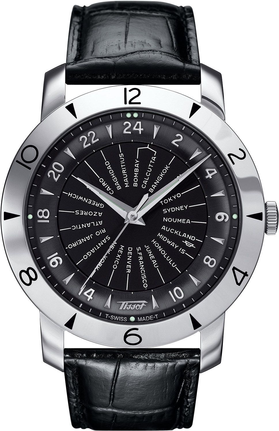 Tissot  43 mm Watch in Black Dial For Men - 1