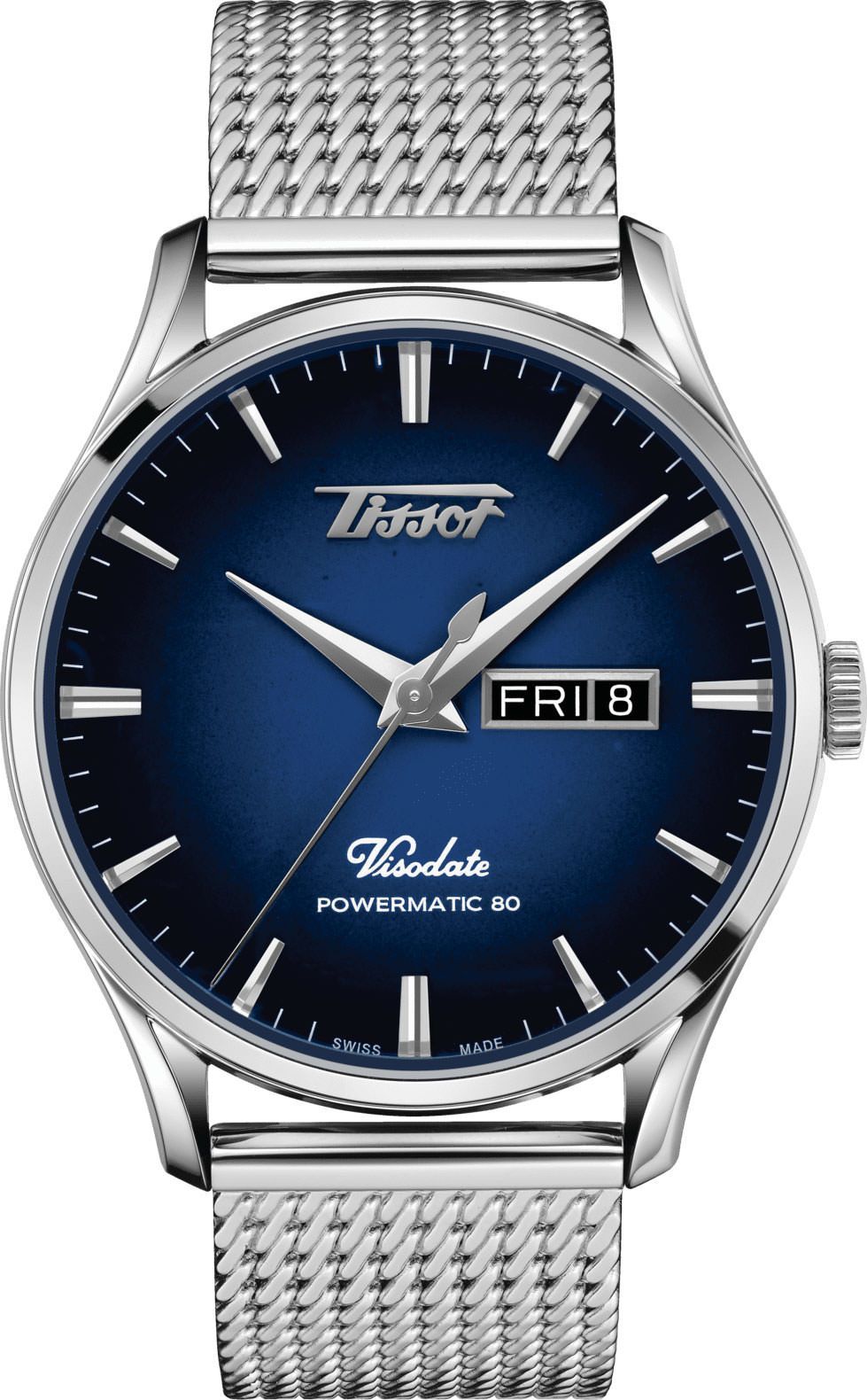 Tissot Tissot Heritage Visodate 42 mm Watch in Blue Dial