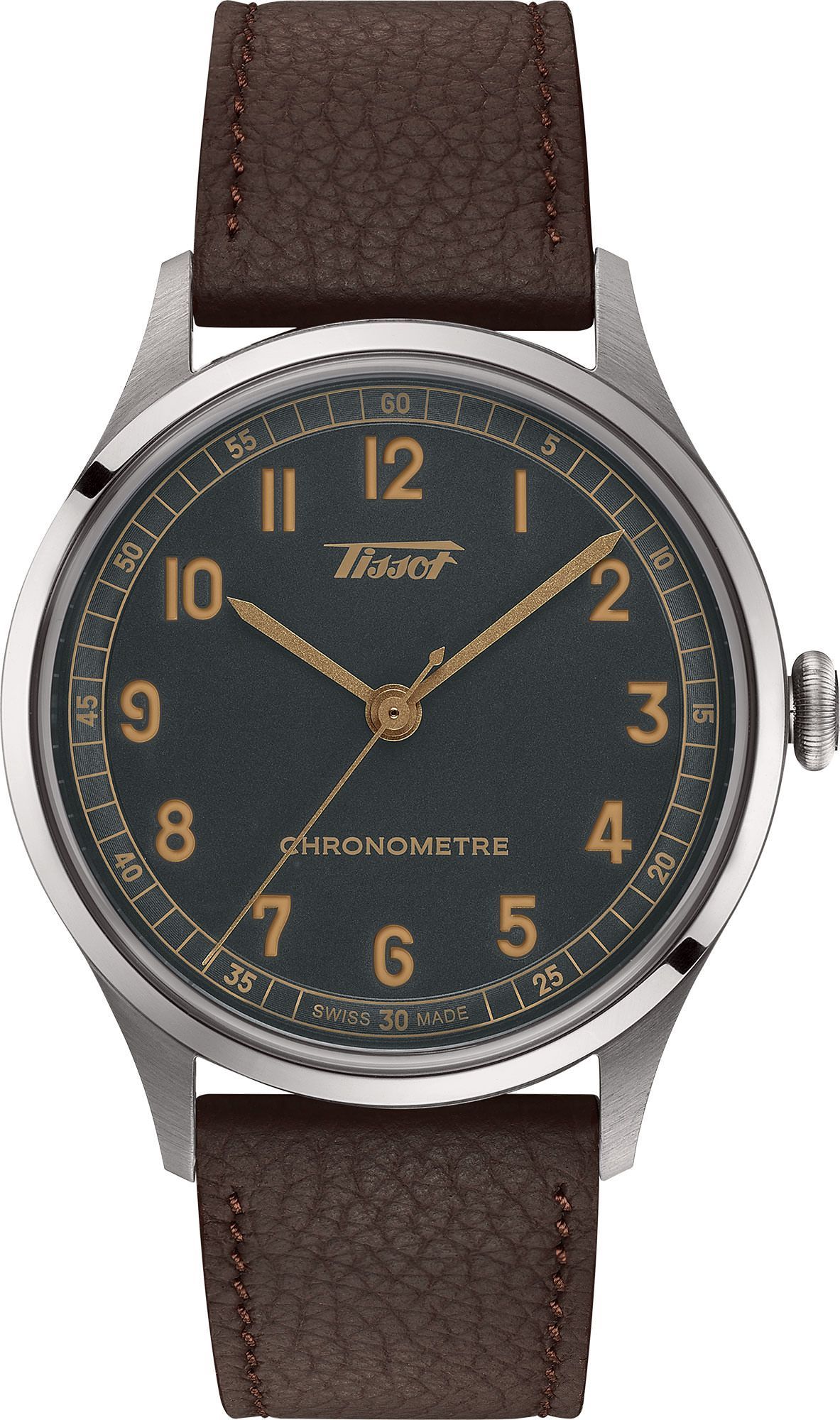 Tissot Heritage Tissot Telemeter Anthracite Dial 39 mm Automatic Watch For Men - 1