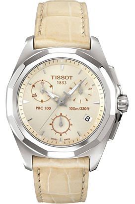 Tissot T-Sport PRC 100 Ivory Dial 33 mm Quartz Watch For Women - 1