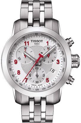 Tissot T-Sport Tissot PRC 200 Silver Dial 35 mm Quartz Watch For Men - 1