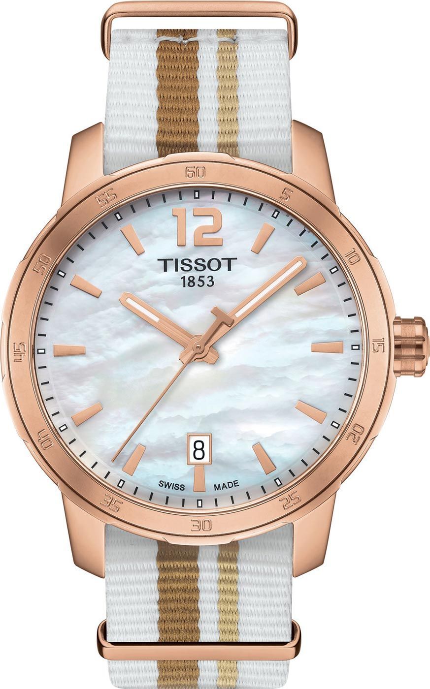 Tissot T-Sport Quickster MOP Dial 40 mm Quartz Watch For Men - 1