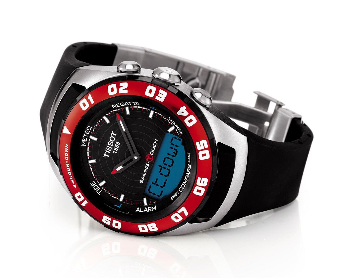 Tissot Tissot Sailing-Touch 45 mm Watch in Black Dial For Men - 5