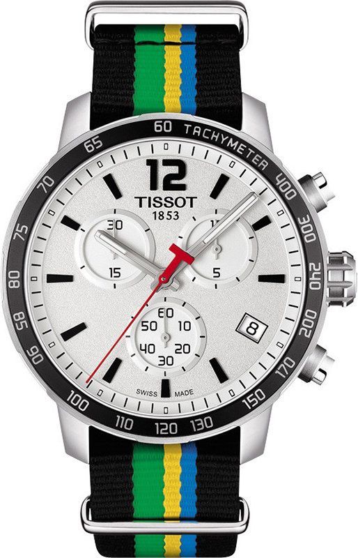 Tissot Tissot Quickster Nato 42 mm Watch in Silver Dial For Men - 1