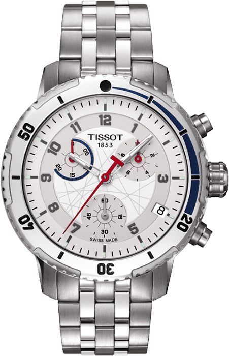 Tissot Special Collections Tissot PRS 200 Ice Hockey Silver Dial 42 mm Quartz Watch For Men - 1