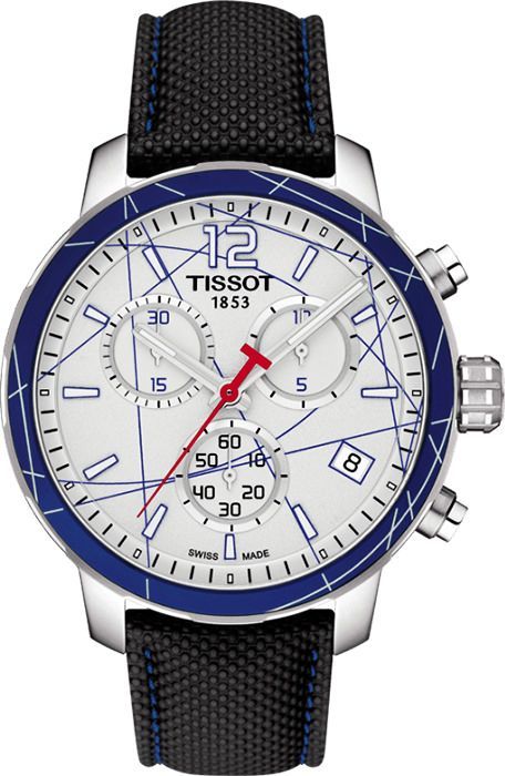 Tissot Special Collections Tissot Quickster Ice Hockey Silver Dial 42 mm Quartz Watch For Men - 1