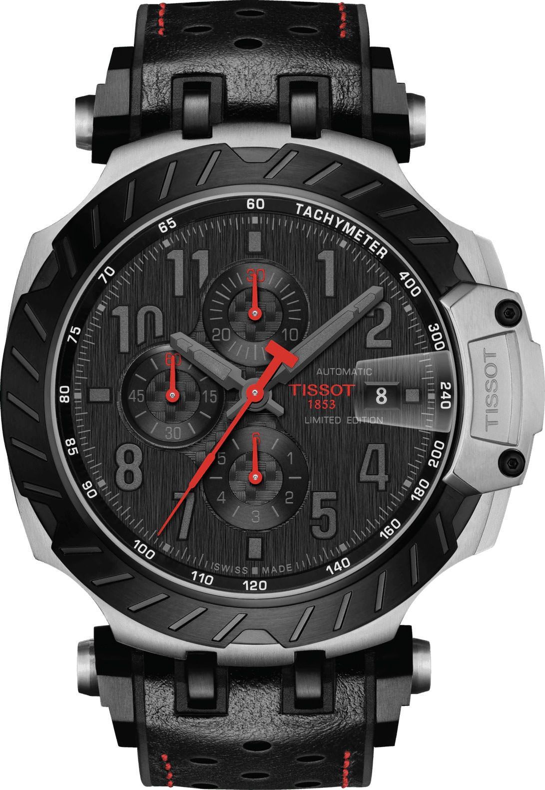 Tissot T-Sport Tissot T-Race MOTOGP Black Dial 45 mm Automatic Watch For Men - 1