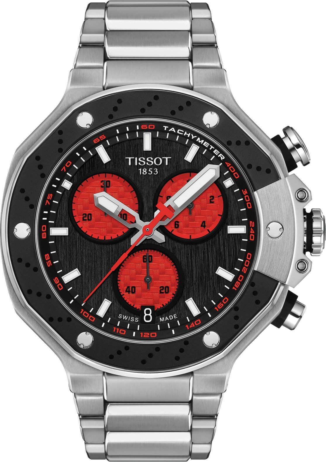 Tissot T-Sport Tissot T-Race MOTOGP Black Dial 45 mm Quartz Watch For Men - 1