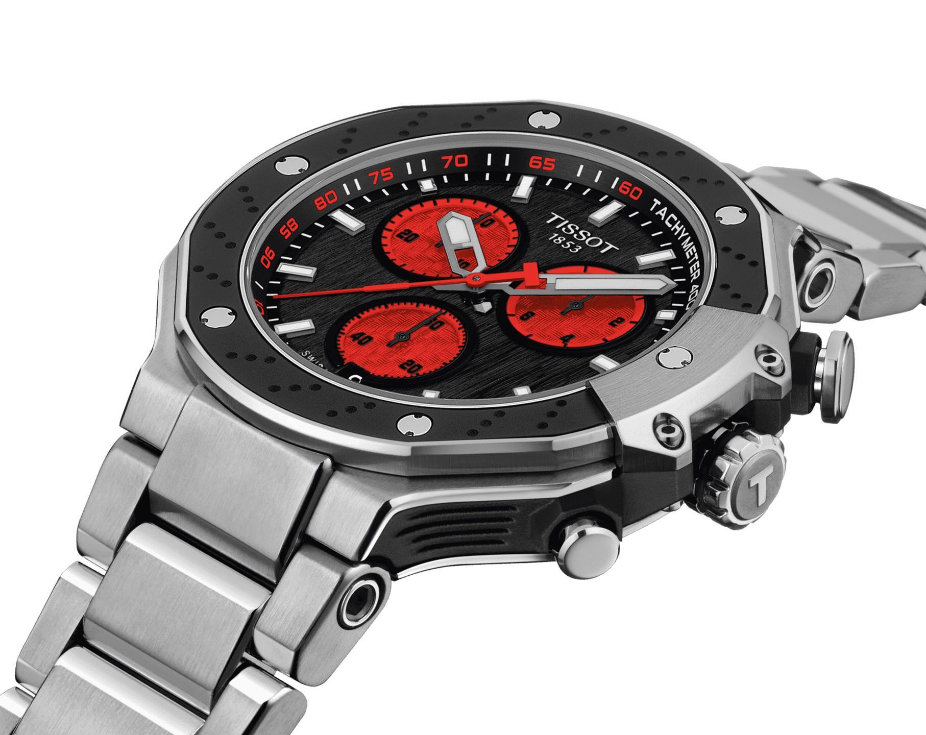 Tissot T-Sport Tissot T-Race MOTOGP Black Dial 45 mm Quartz Watch For Men - 2