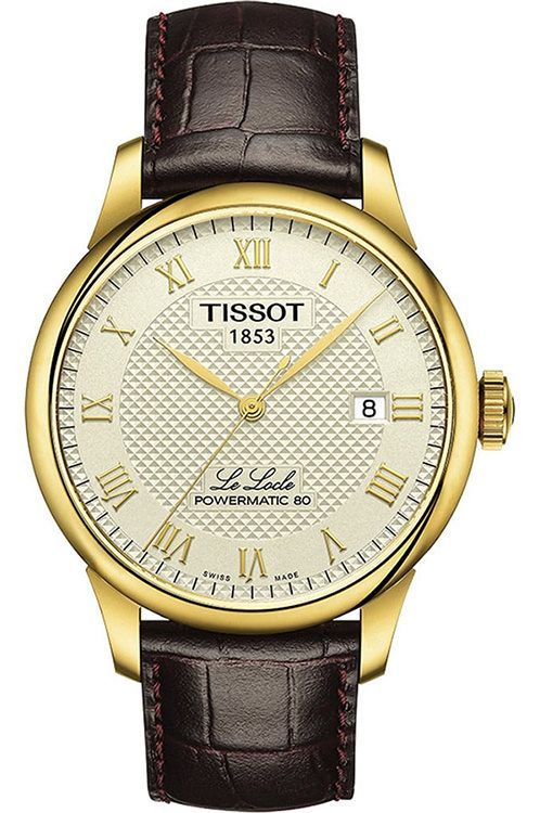 Tissot Le Locle Powermatic 80 39.3 mm Watch in Ivory Dial