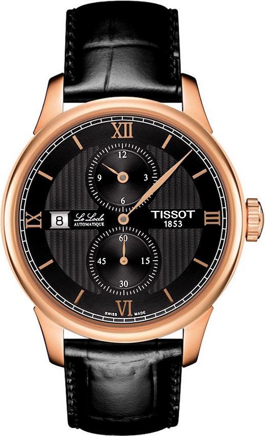 Tissot T-Classic Le Locle Automatic Black Dial 39.3 mm Automatic Watch For Men - 1