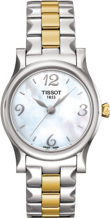 Tissot T-Classic Stylis T MOP Dial 28 mm Quartz Watch For Women - 1