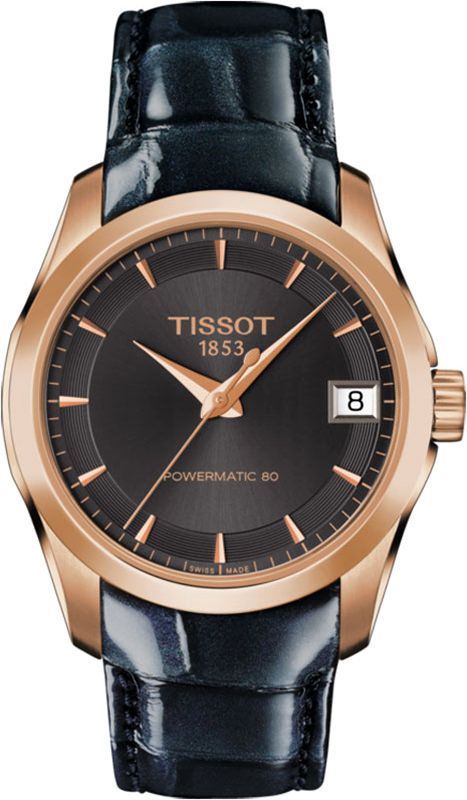 Tissot T-Classic  Black Dial 32 mm Automatic Watch For Women - 1