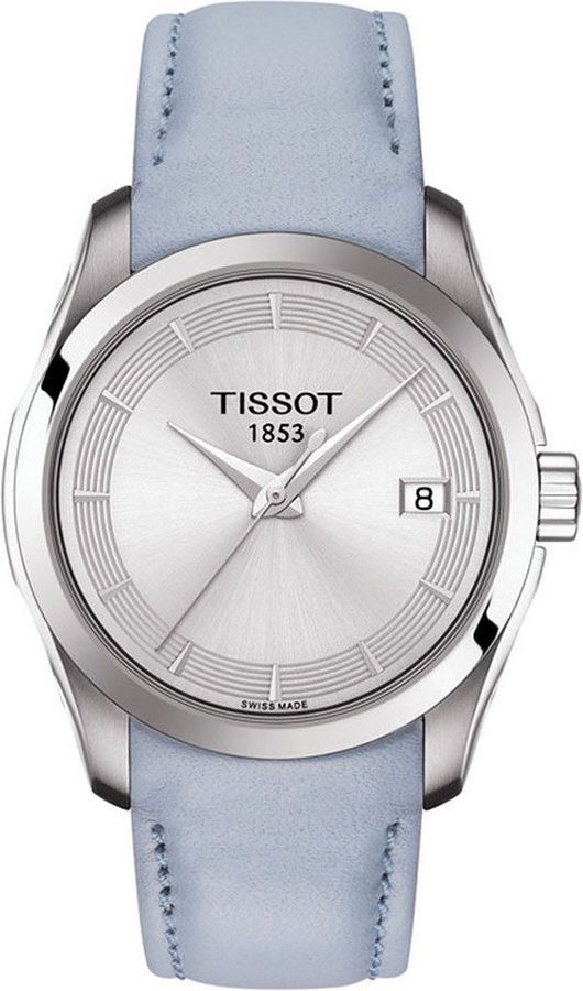 Tissot  32 mm Watch in Silver Dial For Women - 1
