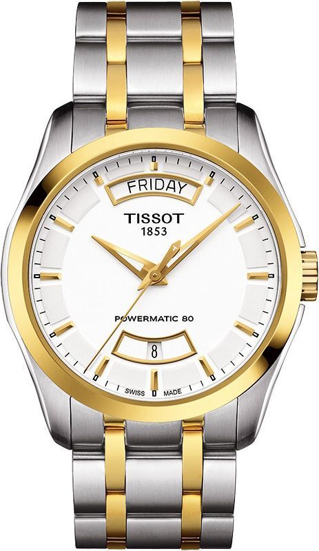Tissot T-Classic  White Dial 39 mm Automatic Watch For Men - 1
