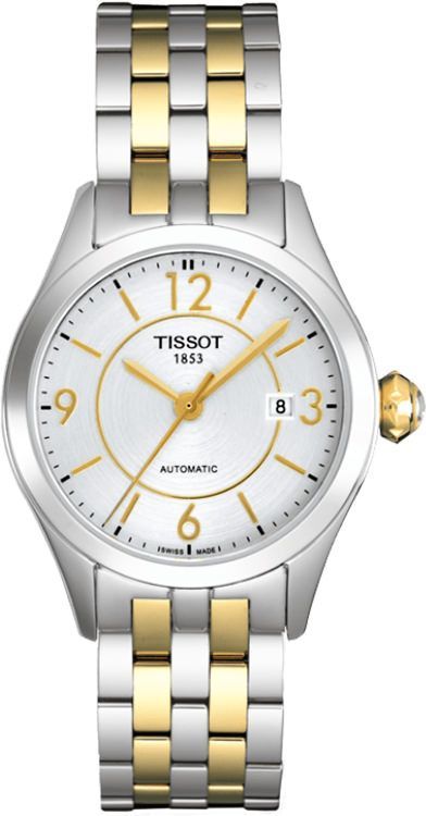 Tissot T-Classic T One Automatic Silver Dial 28 mm Automatic Watch For Women - 1