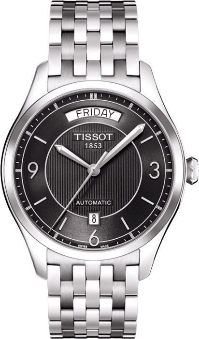 Tissot T-Classic T One Automatic Black Dial 39 mm Automatic Watch For Men - 1