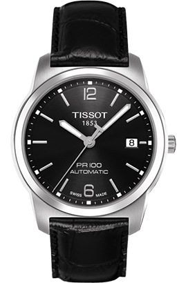 Tissot T-Classic PR 100 Black Dial 36 mm Automatic Watch For Men - 1