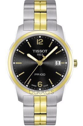 Tissot PR 100 38 mm Watch in Black Dial For Men - 1