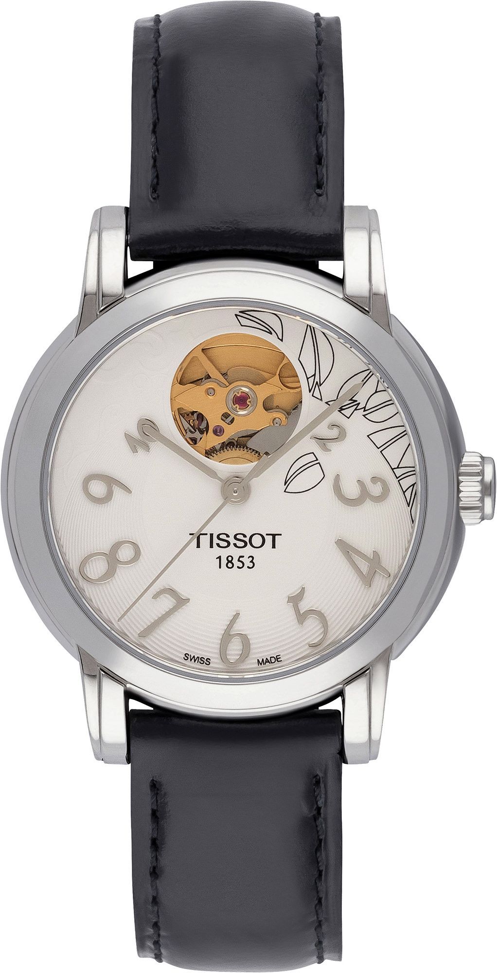 Tissot Lady Heart Automatic 35 mm Watch in Silver Dial For Women - 1