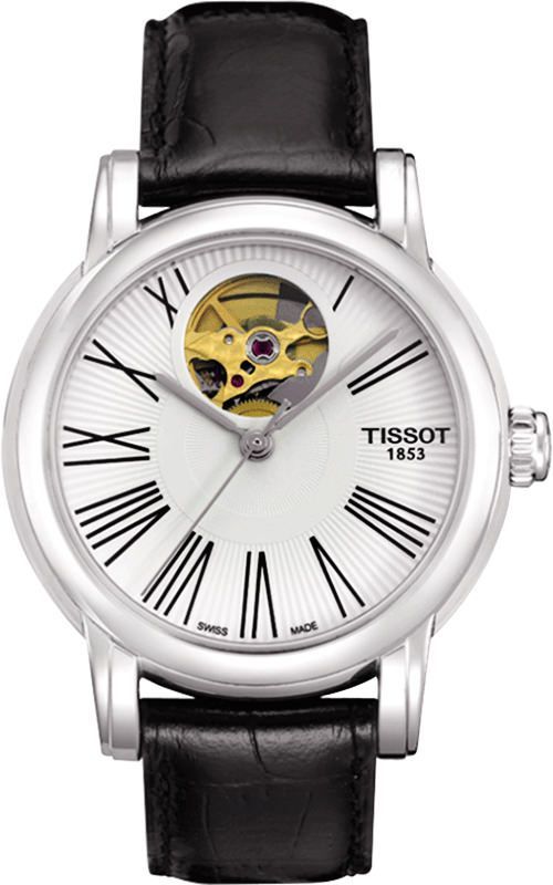 Tissot T-Lady Tissot Lady Heart Silver Dial 35 mm Automatic Watch For Women - 1