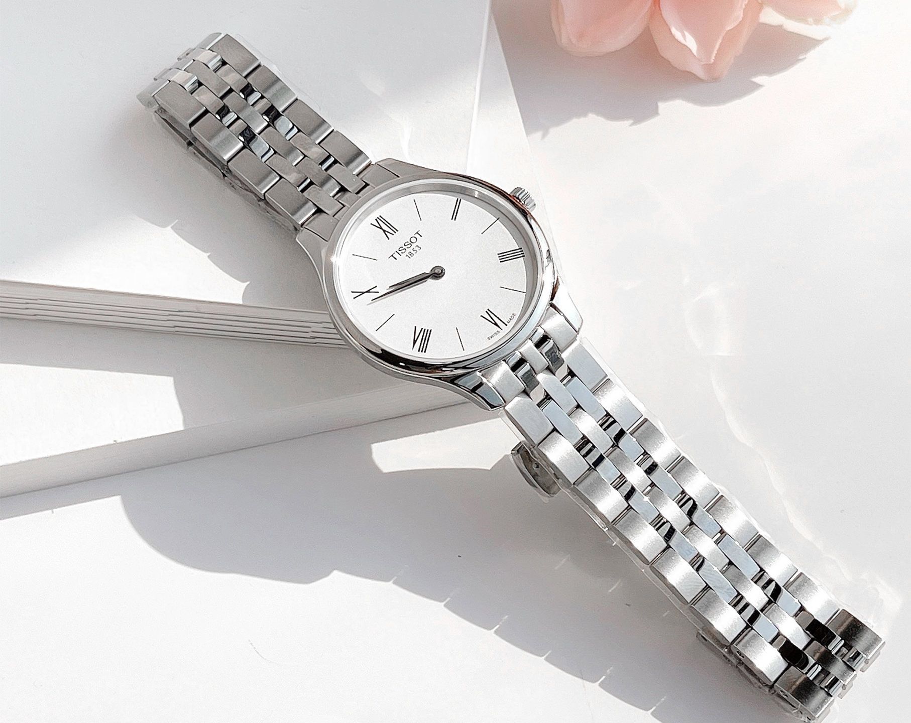 Tissot Tradition Silver Dial Stainless Steel Men's Watch T063.610.33.038.00 並行輸入品 Tissot T-Classic Quartz Watch | T063.209.11.038.00