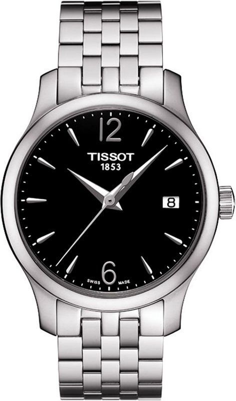 Tissot T-Classic Tradition Black Dial 33 mm Quartz Watch For Women - 1