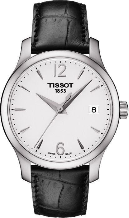 Tissot T-Classic Tradition Lady Silver Dial 33 mm Quartz Watch For Women - 1